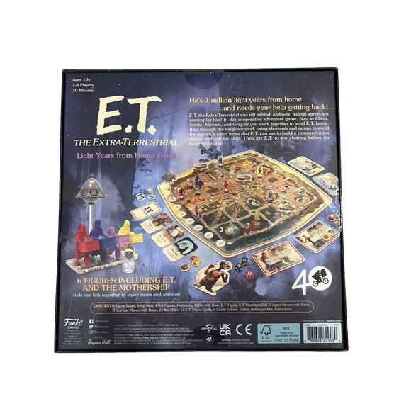 Funko E.T. The Extra-Terrestrial: Light Years From Home With Bonus Vintage Pin - Picture 2 of 7